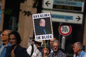 Demonstration For Solidarity With The Last Generation Climate Group In Dusseldorf