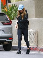 Olivia Wilde Leaving A Gym - LA