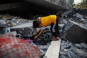 Israeli Strikes Aftermath - Gaza