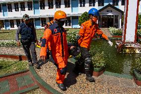 Simulation Of Earthquake Evacuation Due To Sesar Lembang In Bandung