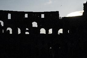 Inauguration Of A Panoramic Elevator At The Colosseum - Rome