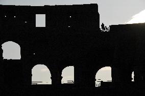 Inauguration Of A Panoramic Elevator At The Colosseum - Rome