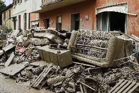 The Flood Damage In Faenza In Emilia Romagna