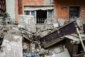 The Flood Damage In Faenza In Emilia Romagna