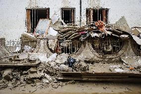 The Flood Damage In Faenza In Emilia Romagna