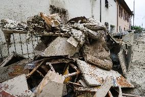 The Flood Damage In Faenza In Emilia Romagna