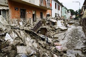 The Flood Damage In Faenza In Emilia Romagna