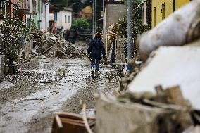 The Flood Damage In Faenza In Emilia Romagna