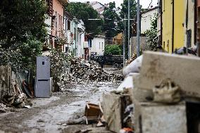 The Flood Damage In Faenza In Emilia Romagna