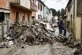 The Flood Damage In Faenza In Emilia Romagna