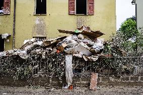 The Flood Damage In Faenza In Emilia Romagna