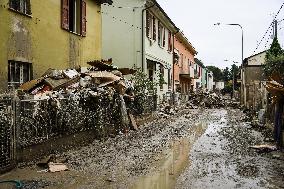 The Flood Damage In Faenza In Emilia Romagna