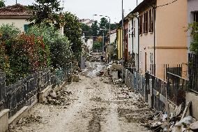 The Flood Damage In Faenza In Emilia Romagna