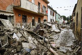 The Flood Damage In Faenza In Emilia Romagna