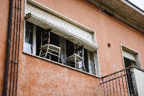 The Flood Damage In Faenza In Emilia Romagna