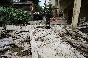 The Flood Damage In Faenza In Emilia Romagna