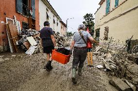 The Flood Damage In Faenza In Emilia Romagna