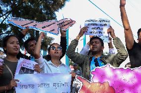 Protest Against India In Nepal