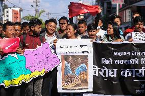 Protest Against India In Nepal