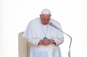 Pope Francis Weekly General Audience - Vatican