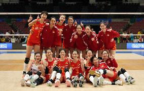 (SP)JAPAN-NAGOYA-VOLLEYBALL-NATIONS LEAGUE-WOMEN-CHN VS BRA