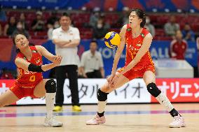 (SP)JAPAN-NAGOYA-VOLLEYBALL-NATIONS LEAGUE-WOMEN-CHN VS BRA