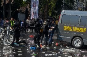 Security Drill For The Election Stages In Indonesia