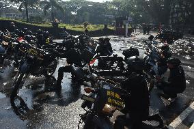 Security Drill For The Election Stages In Indonesia