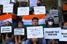 Manipur - India - Protest