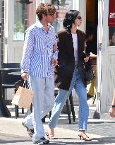 Meadow Walker with her husband out in New York