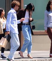 Meadow Walker with her husband out in New York