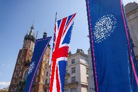 Tribute To King Charles III Coronation In Krakow, Poland