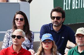 Roland Garros 2023 - Celebrities In The Stands - Day 4 NB