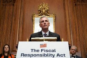 Kevin McCarthy on Fiscal Responsibility Act - Washington
