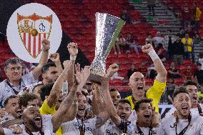 (SP) HUNGARY-BUDAPEST-FOOTBALL-EUROPA LEAGUE 2023-AS ROMA VS SEVILLA FC