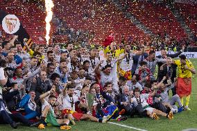 (SP) HUNGARY-BUDAPEST-FOOTBALL-EUROPA LEAGUE 2023-AS ROMA VS SEVILLA FC