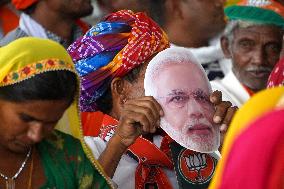 PM Modi Addresses Public Meeting In Ajmer - India