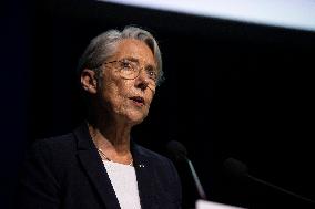 Elisabeth Borne At National Refoundation Council Dedicated To Early Childhood - Angers