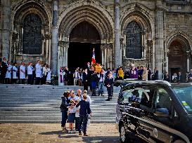Funeral Of The Nurse Killed In Reims