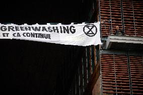 XR Protest Against Greenwashing During The 'Common Good Summit'
