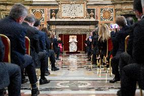 Pope Receives Members of Consejo Empresarial - Vatican