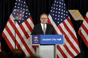 U.S. Secretary of State Antony Blinken visiting Helsinki