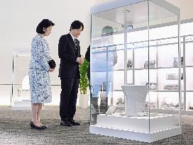 Japan crown prince visits toilet museum