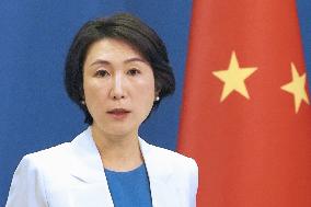 Chinese Foreign Ministry spokeswoman