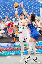 (SP)AUSTRIA-VIENNA-3X3 BASKETBALL-FIBA WORLD CUP-WOMEN-CHN VS ROU