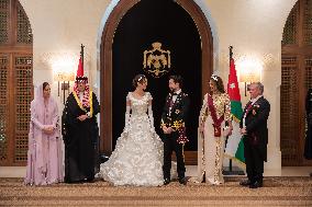Queen Rania At Her Sons Royal Wedding - Amman