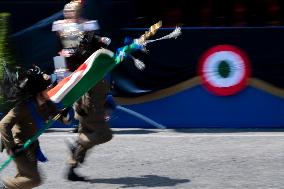 The Parade For The 77th Italian Republic Day