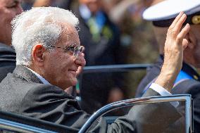 The Parade For The 77th Italian Republic Day