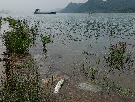 Water Levels Rise in The Yangtze River in Yichang