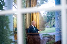 President Joe Biden Addressess the Nation on the Debt Limit Bill in the Oval Office